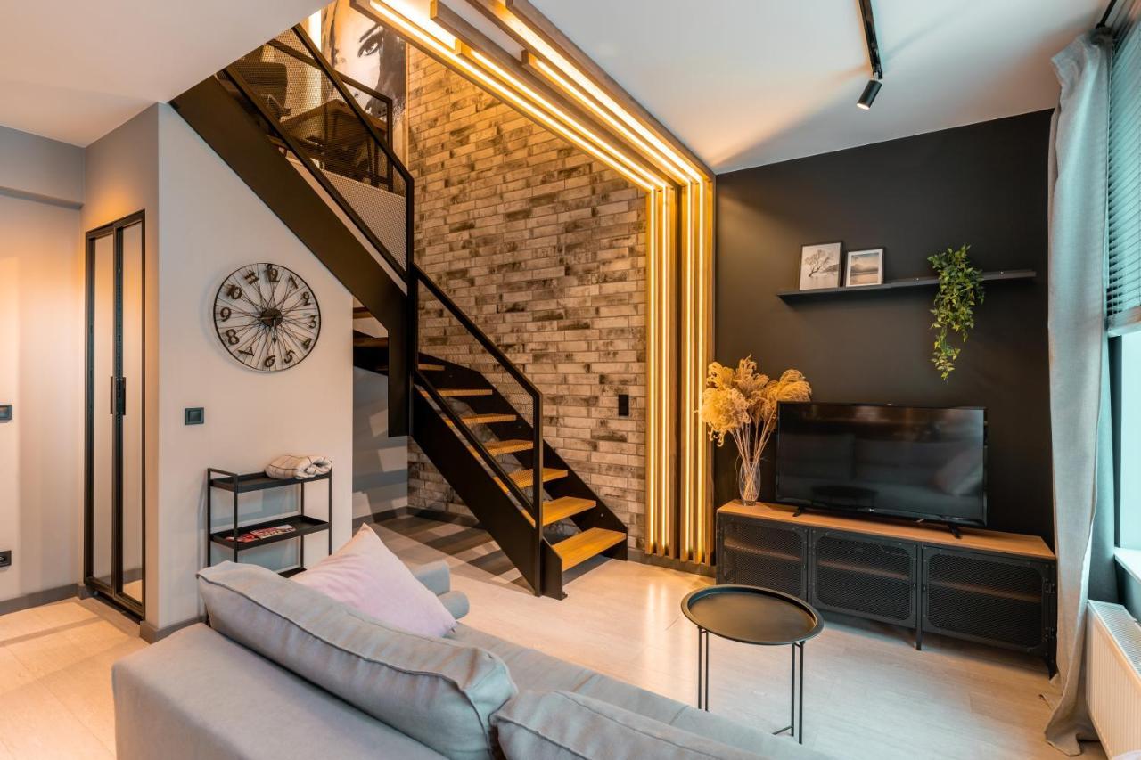 N23 Dwupoziomowy Apartament Lodz Centrum Wi-Fi Klimatyzacja Εξωτερικό φωτογραφία